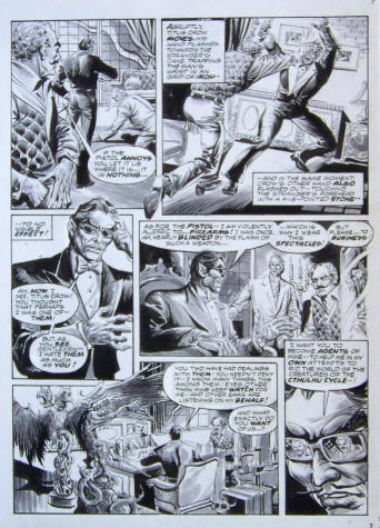 Call of Dracula Sonny Trinidad Original Art Page 7