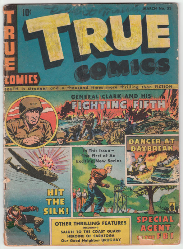 True Comics #33 front cover
