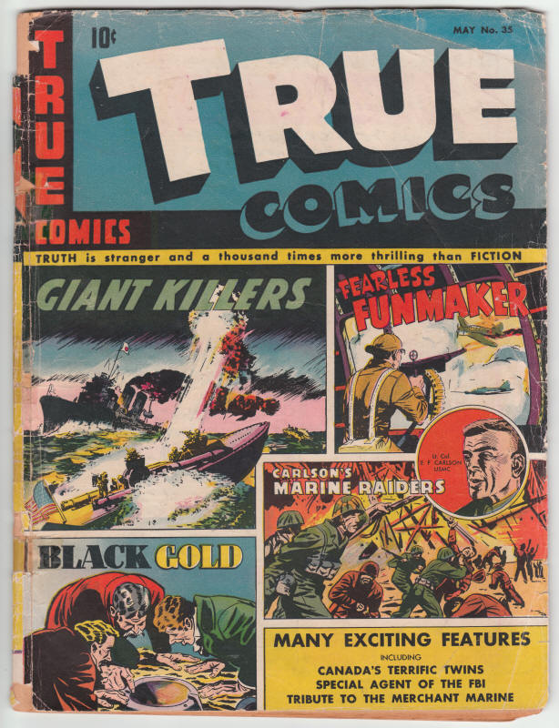 True Comics #35 front cover