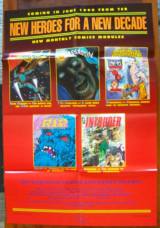 Heroes For A New Decade TSR Poster