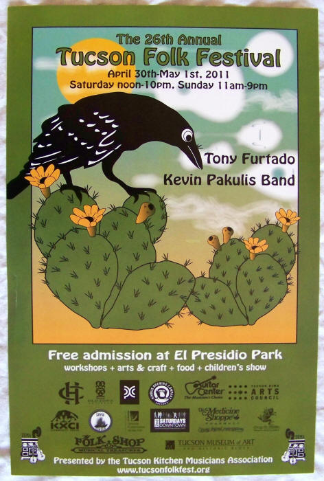 2011 Tucson Folk Festival Poster
