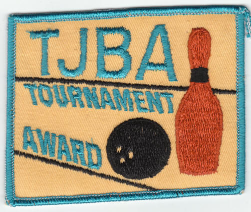 TJBA Tucson Junior Bowling Association Tournament Award Patch