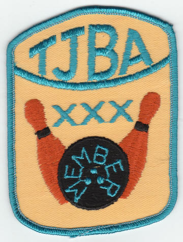 TJBA Tucson Junior Bowling Association Member Patch