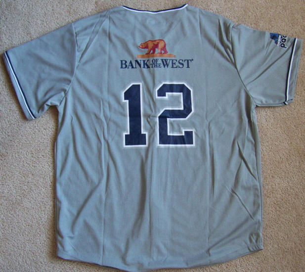 Tucson Padres Road Jersey Promo Back