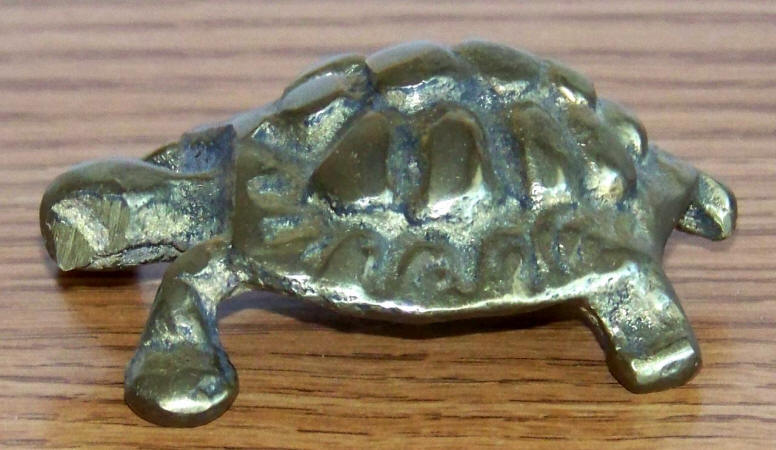 Mid 1970s Brass Turtle