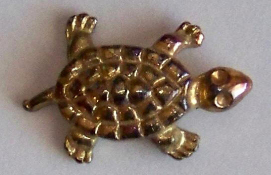 Mid 1970s Metal Turtle Miniature