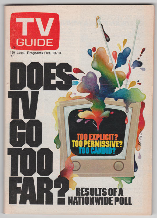 TV Guide #1072 October 1973 front cover