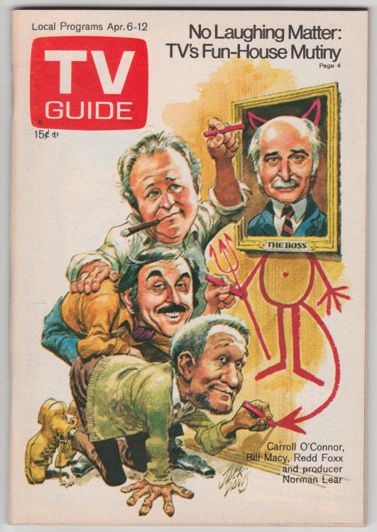 TV Guide #1097 April 1974 front cover