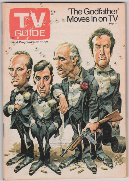TV Guide #1129 November 16 1974 front cover