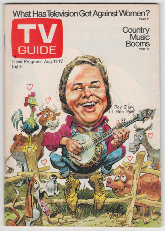TV Guide #563 #1063 August 1973 front cover