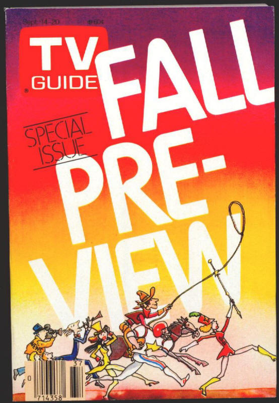 TV Guide #1694 September 14-20, 1985 front cover