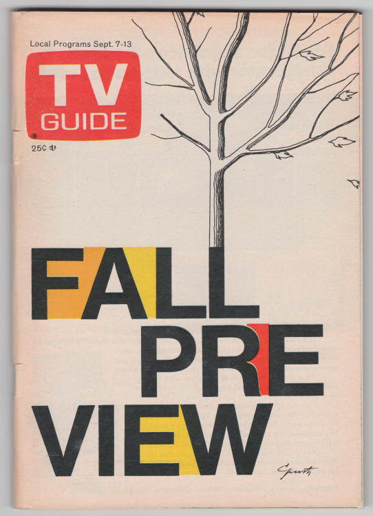 TV Guide #1119 September 1974 front cover