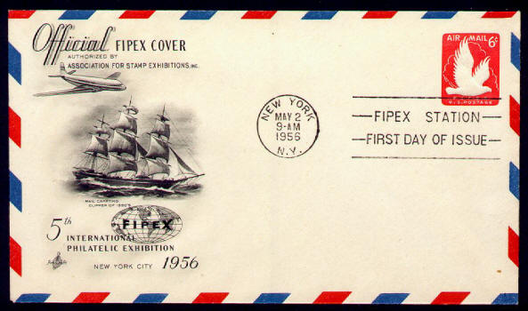 Scott #UC25 FIPEX First Day Cover