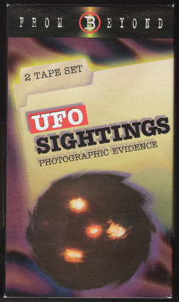 UFO Sightings Photographic Evidence VHS