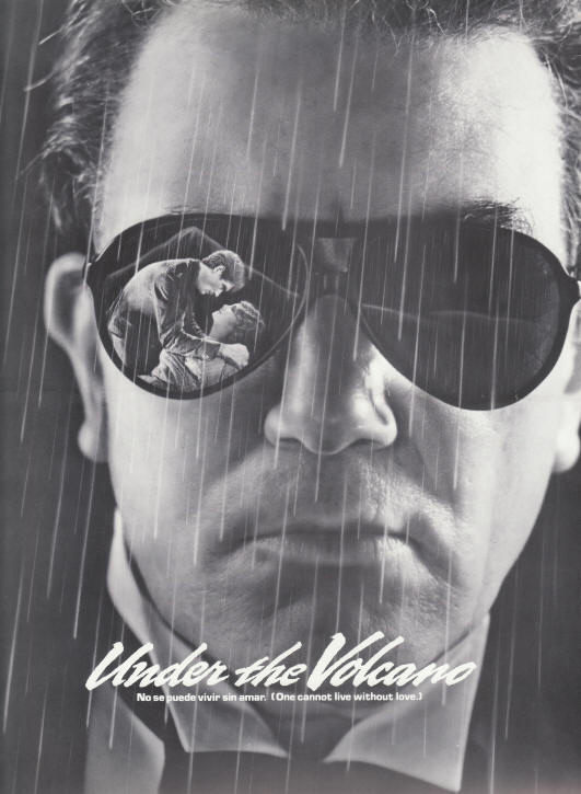 Under The Volcano Movie Promo Card front