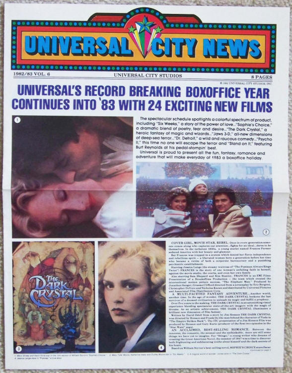 Universal City News Volume 6 1982 1983
