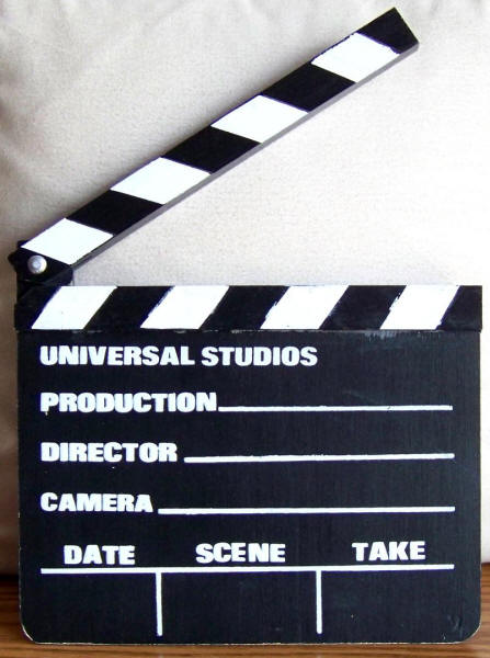 Universal Studios 1970s Replica Clapboard