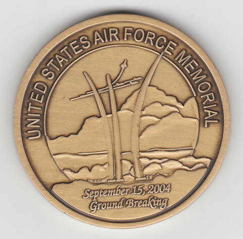 United States Air Force Memorial 2004 Challenge Coin obverse