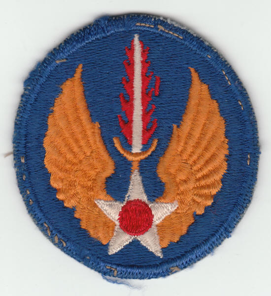 World War II US Army Air Force Flaming Sword Patch