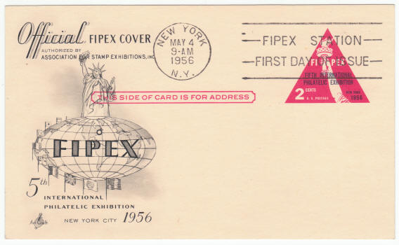 Scott #UX44 FIPEX First Day Cover