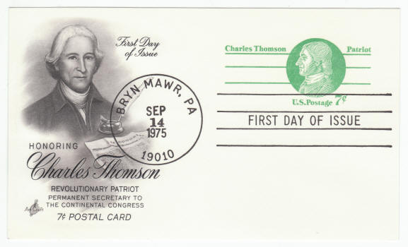 Scott UX68 Charles Thomson First Day Cover