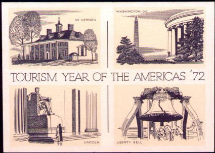 Scott #UXC13 Tourism Year of the Americas 72 Air Mail First Day Cover back