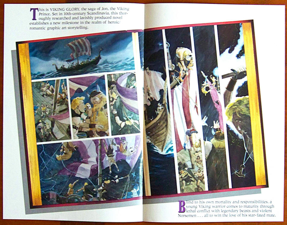 Viking Glory DC Comics Promo Flyer