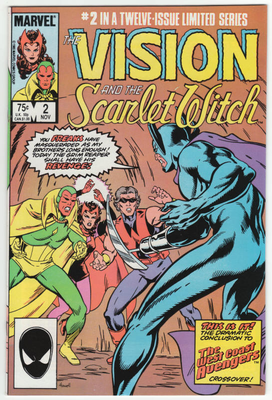 Vision and Scarlet Witch #2 front cover