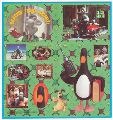 Wallace and Gromit Sticker Sheet