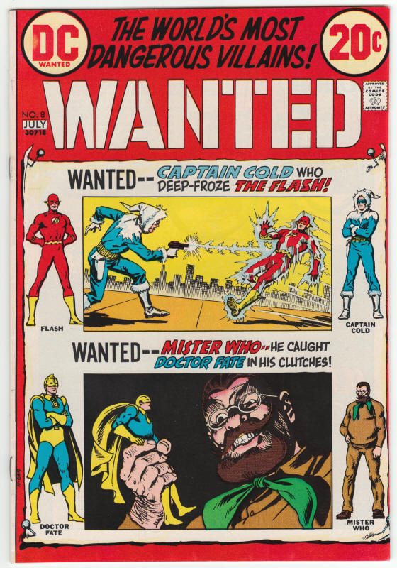 Wanted The Worlds Most Dangerous Villains #8 front cover