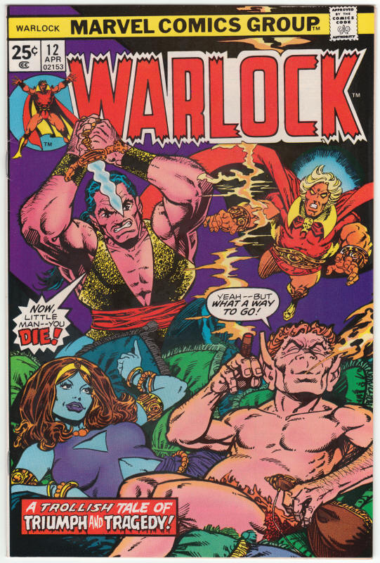 The Warlock #12 front cover