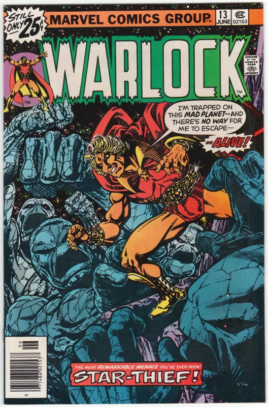 The Warlock #13 front cover