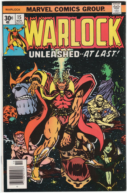 The Warlock #15 front cover