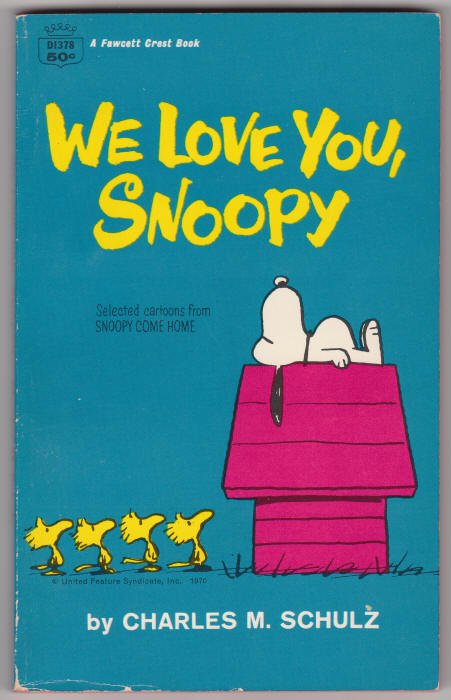 We Love You Snoopy front cover