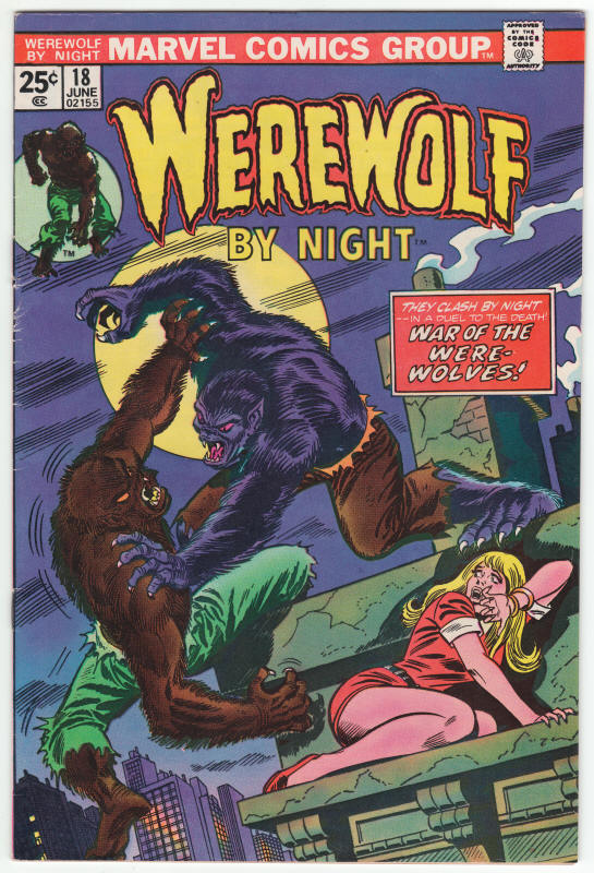 Werewolf By Night #18 front cover