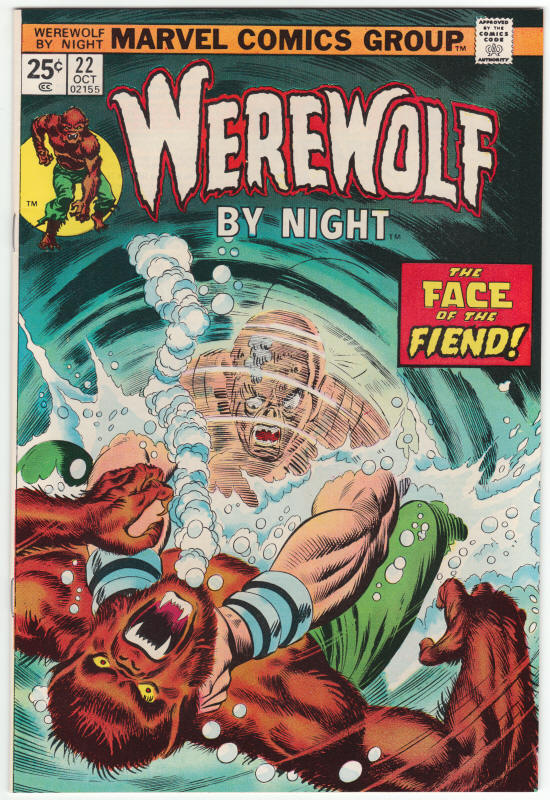 Werewolf By Night #22 front cover