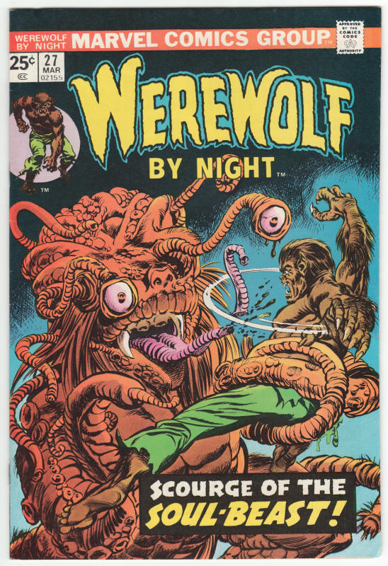 Werewolf By Night #27 front cover