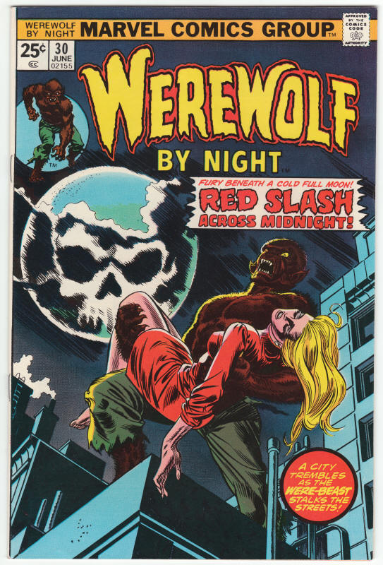 Werewolf By Night #30 front cover