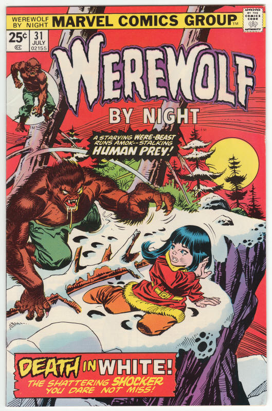 Werewolf By Night #31 front cover