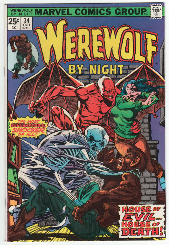 Werewolf By Night #34 front cover