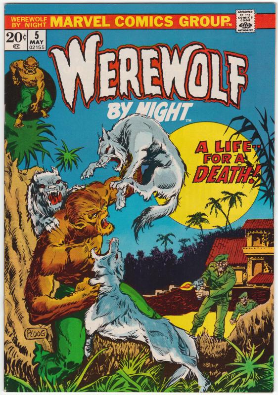 Werewolf By Night #5 front cover