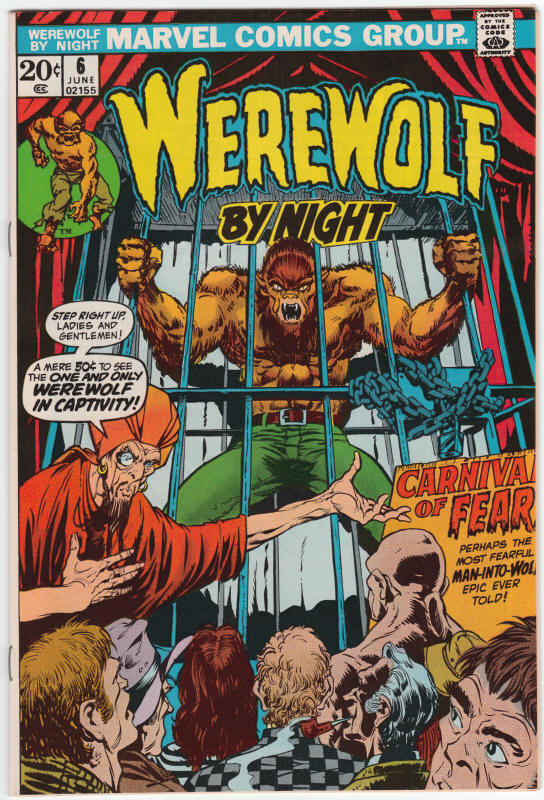 Werewolf By Night #6 front cover