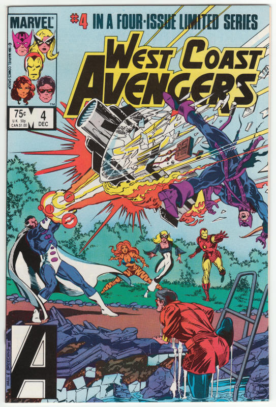 West Coast Avengers Volume 1 #4 front cover