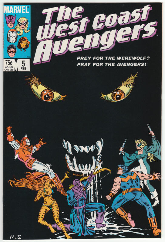West Coast Avengers Volume 2 #5 front cover