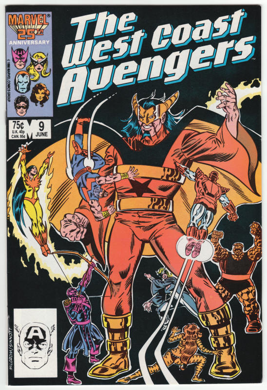 West Coast Avengers Volume 2 #9 front cover