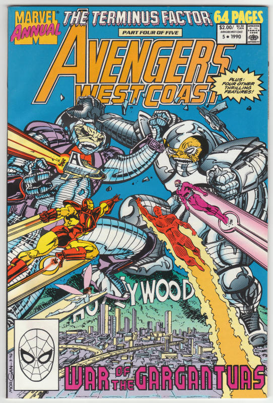 Avengers West Coast Annual #5 front cover