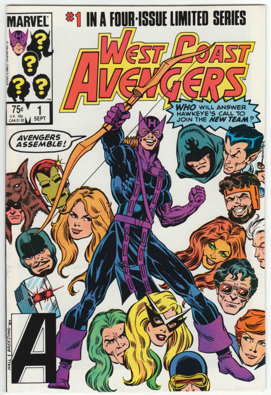 West Coast Avengers Volume 1 #1 front cover