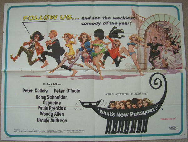 Whats New Pussycat UK One Sheet Movie Poster