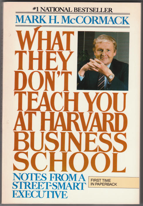 What They Dont Teach You At Harvard Business School front cover