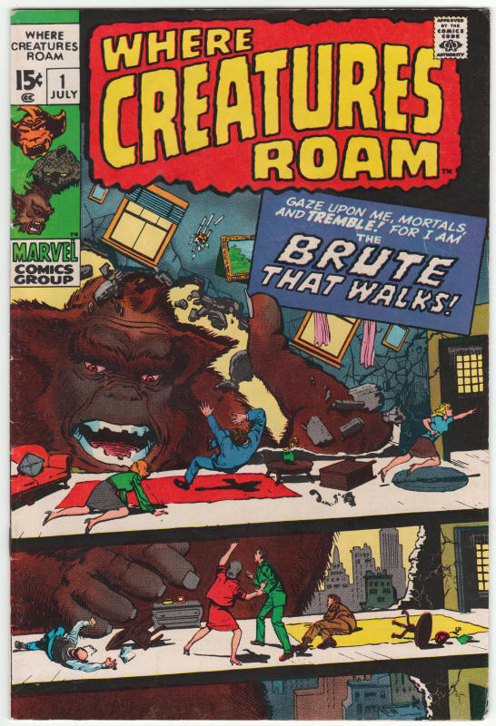 Where Creatures Roam #1 front cover